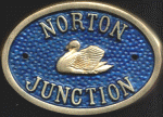 Brass Plaque - Norton Junction