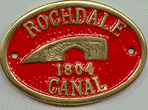 Brass Plaque - Rochdale Canal