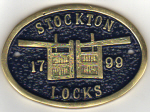 Brass Plaque - Stockton Locks