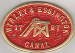 Brass Plaque - Wyrley & Essington Canal