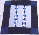 Quilt - Blue & black