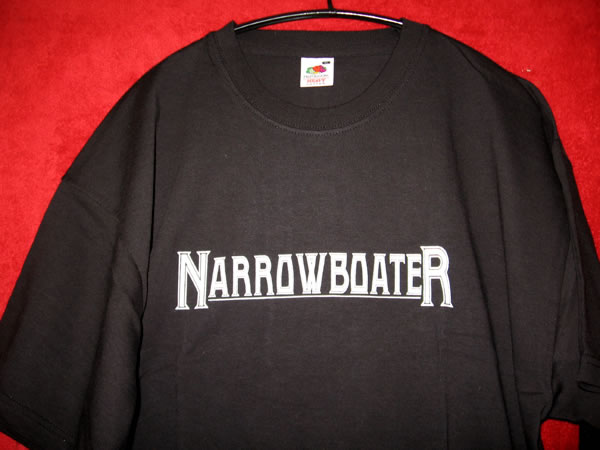 Narrowboater T-Shirt - Black - Adult Sizes