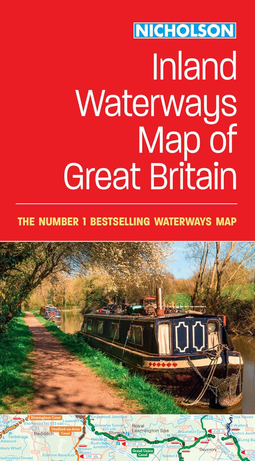 Nicholson Inland Waterways Map of Great Britain (2024)