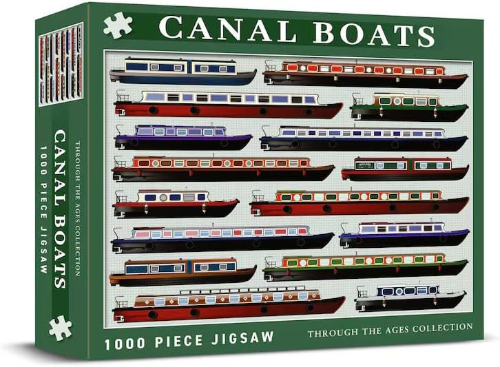 Canal Boats 1000 piece Jigsaw Puzzle