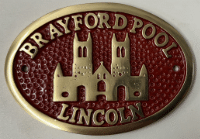 Brass Plaque - Brayford Pool