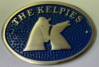 Brass Plaque - The Kelpies