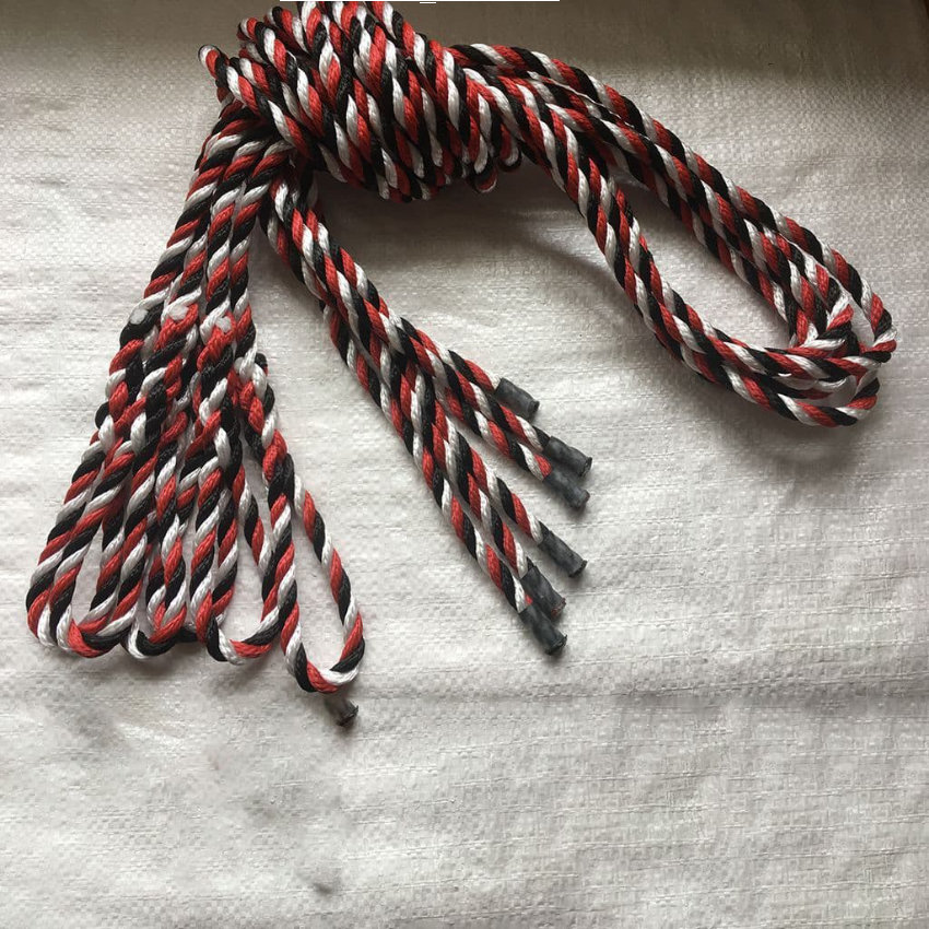 Lanyard / 8mm diameter / 80 cm length / FMC (Red/Black/White) 