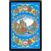 Playing Cards - Roses & Castles Design