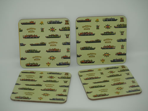 Narrowboat Coasters - Set of 4