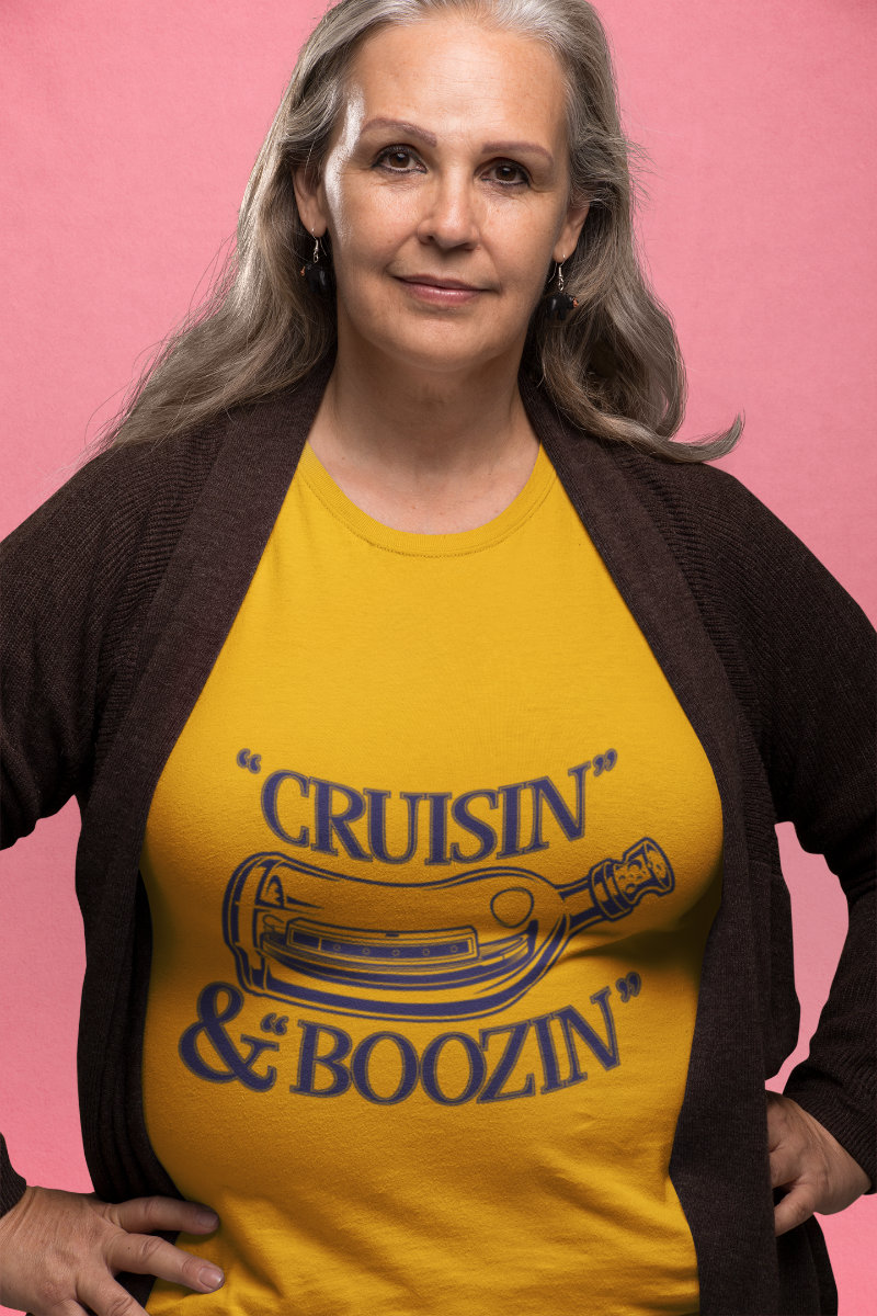 T-shirt - Cruisin & Boozin design