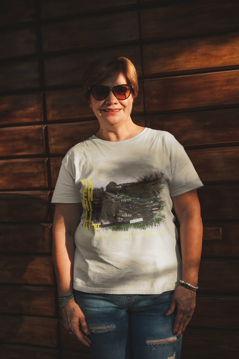 Caen Hill Flight design T-shirt